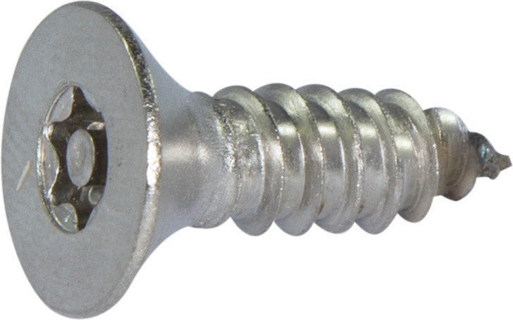 8 x 1 1/4 Tamper Resistant Torx Flat Head Sheet Metal Screw 18-8 Stainless Steel (T-20)