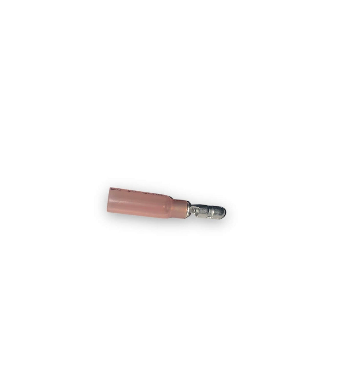 22-18 AWG .157 Male Bullet Red Heat Shrink