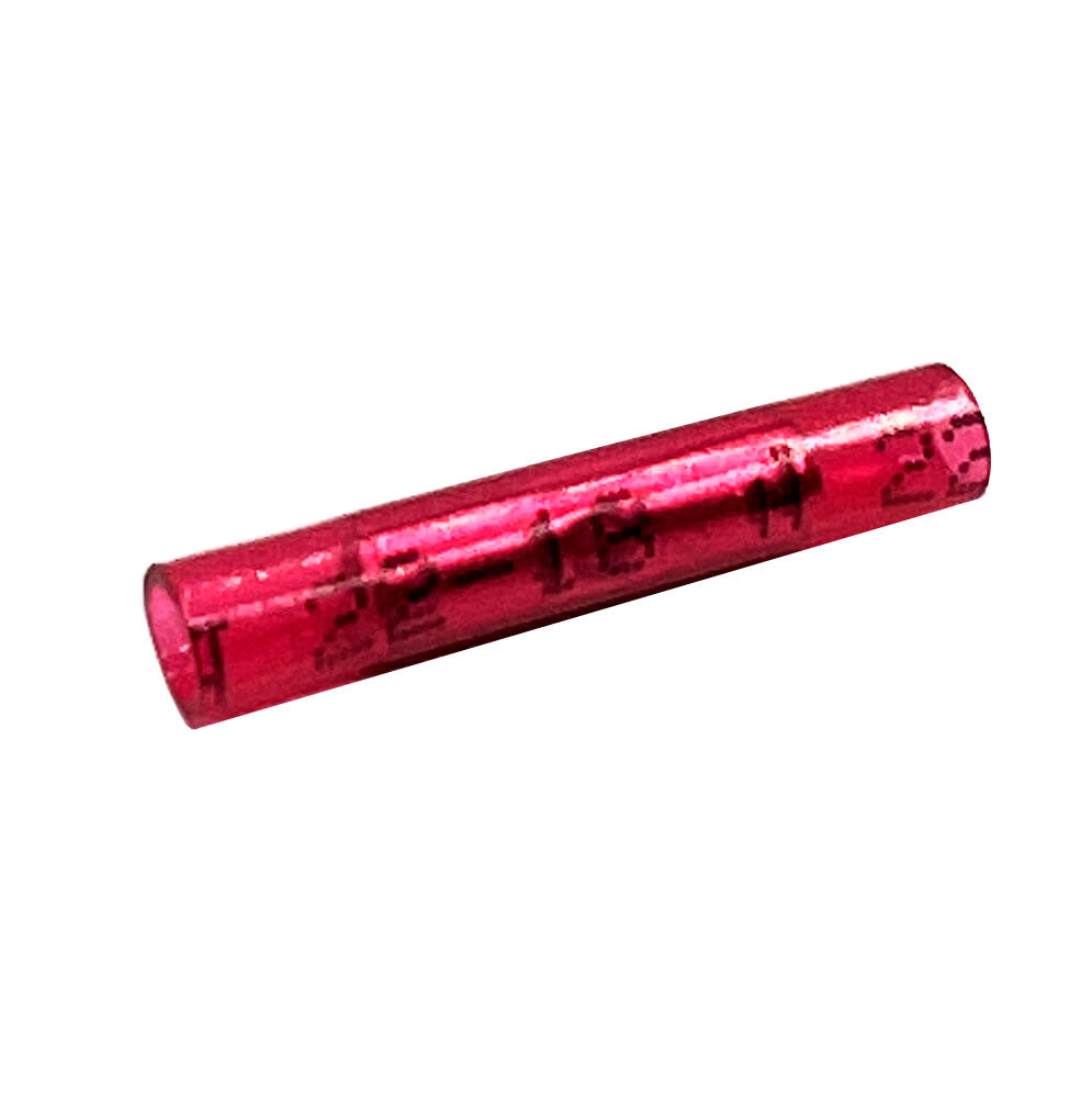 22-18 AWG Butt Red Nylon Fully Insulated