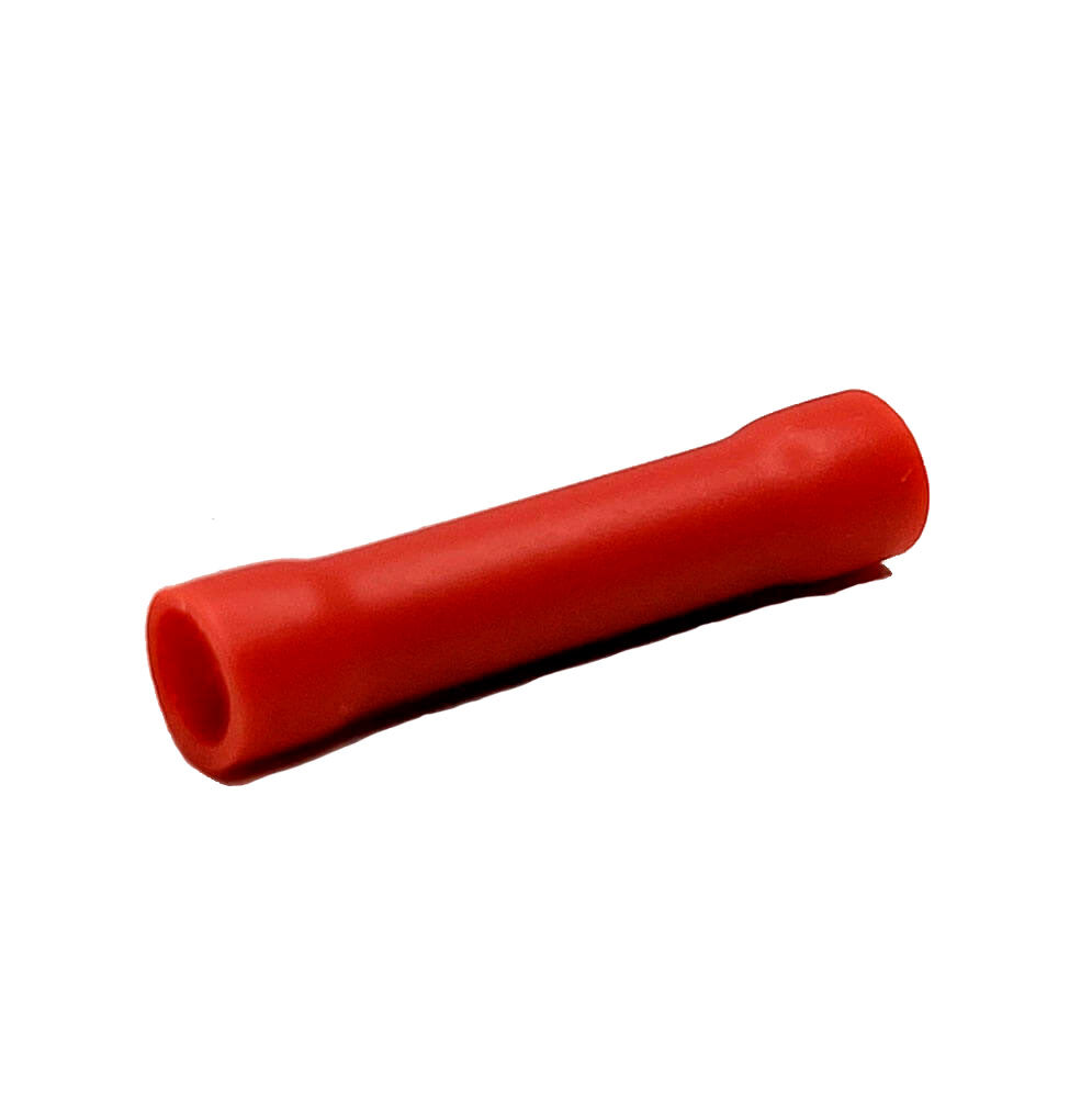 22-18 AWG Butt Red Vinyl Fully Insulated