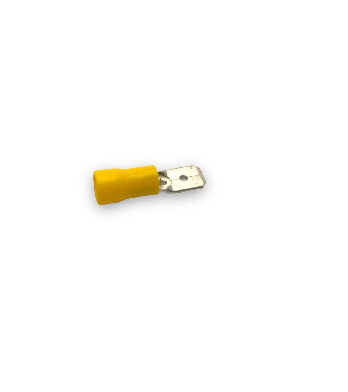 12-10 AWG .250 Male Disconnect Yellow Vinyl