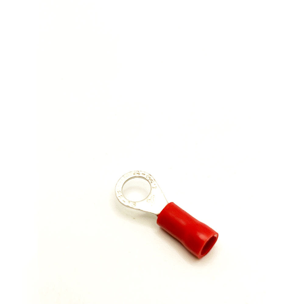 22-18 AWG #10 Ring Red Vinyl