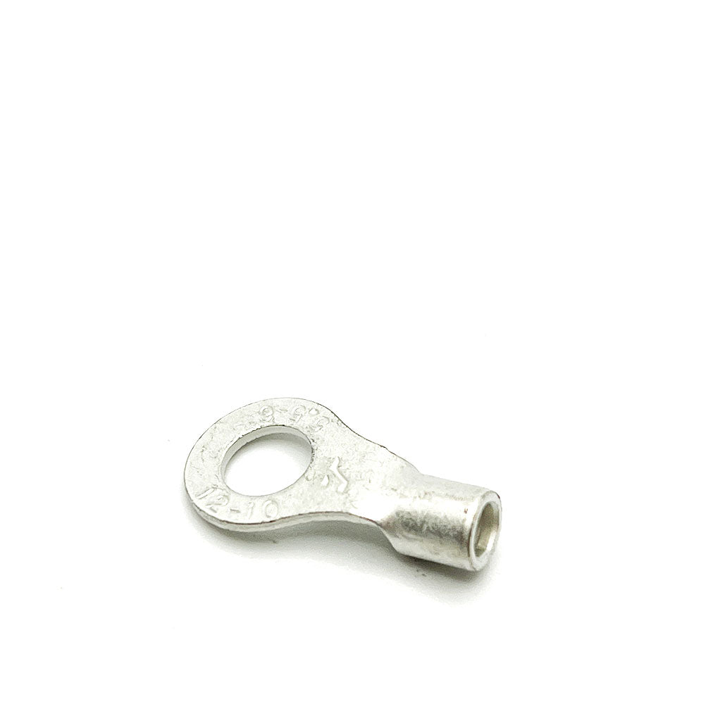 12-10 AWG 1/4in Ring Yellow Non-Insulated