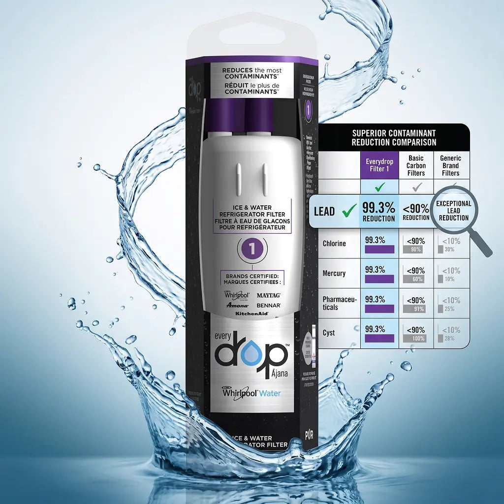 Whirlpool Water Filter W10295370A Pur Filter 1 W10295370 Refrigerator