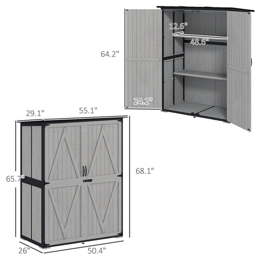 Wood Storage Shed