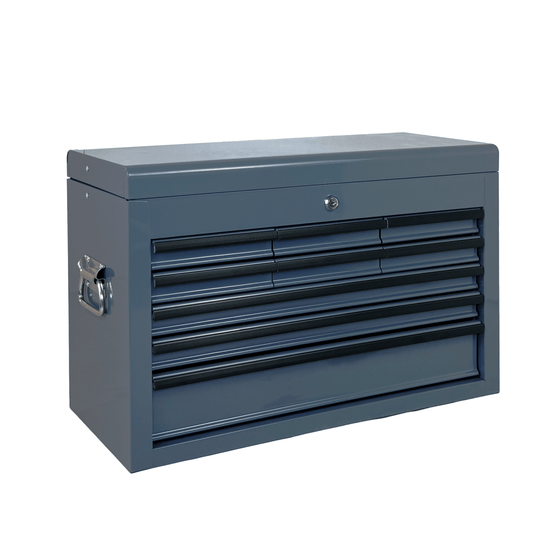 Heavy Duty Metal Tool Box 24-inch Portable Metal Tool Box with 9 Drawers