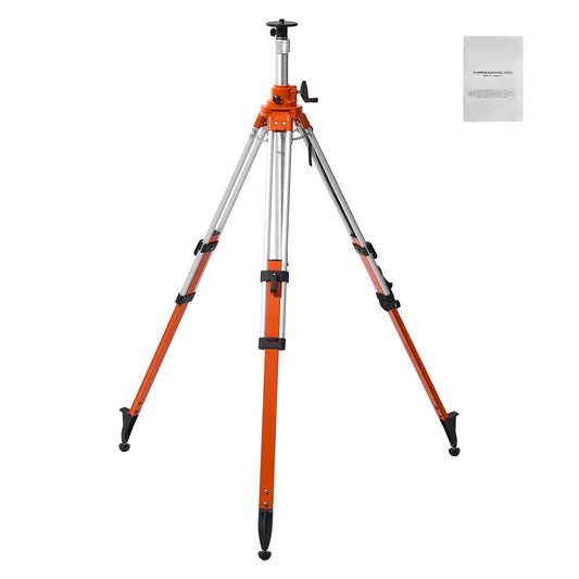 Laser Level Tripod Stand 5/8"-11 Thread Mount 45.07-114.37 in Adjustment Heavy Duty Survey Tripod with Level Bubble & Diffusion Limiter