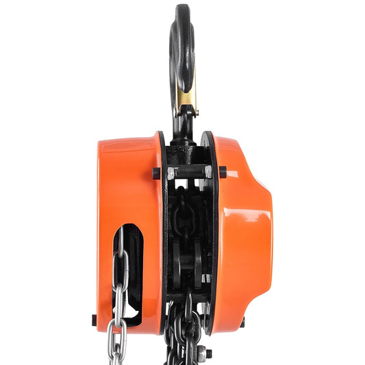 Heavy Duty Hand Chain Hoist 2 Ton 4400 lbs Capacity with Upgraded G80 Galvanized Chain 10 ft Lifting Height