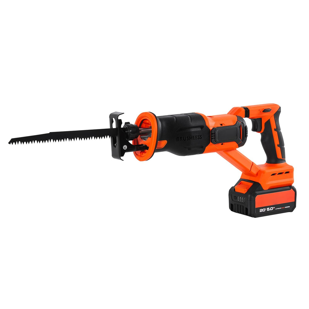 Cordless Reciprocating Saw 20V Variable Speed Reciprocating Saw with Battery, Charger, 8 Blades, and Carrying Bag