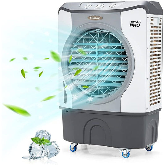4-in-1 Industrial Evaporative Air Cooler Fan with 12 Gallon Tank