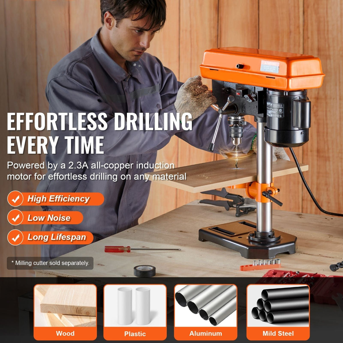 8 in Benchtop Drill Press