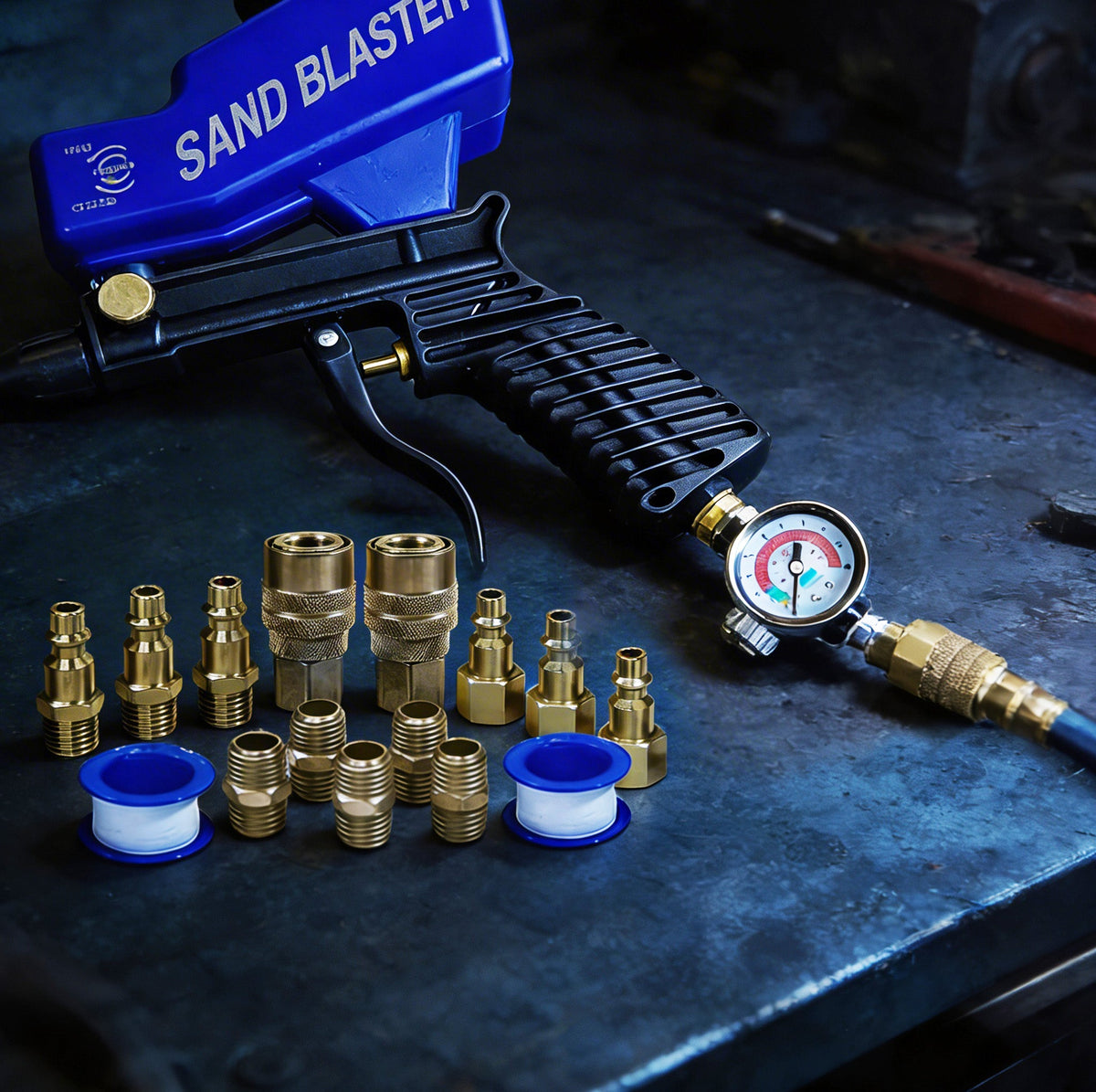 15-Piece Quick Connect Air Compressor Fitting Kit - Professional Grade Brass NPT Connections Set with Storage Case