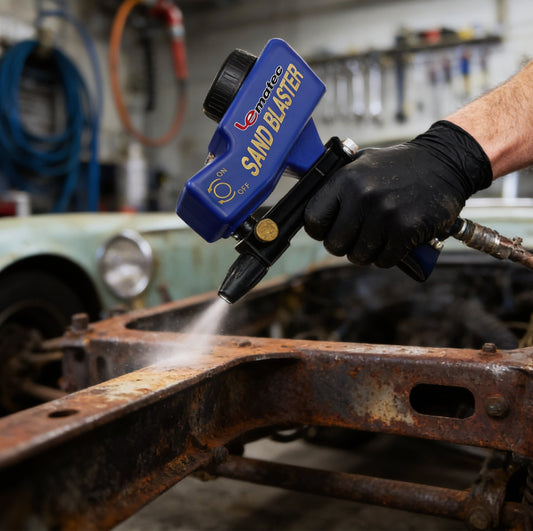 Handheld Sandblaster for Etching & Rust | LE LEMATEC Portable