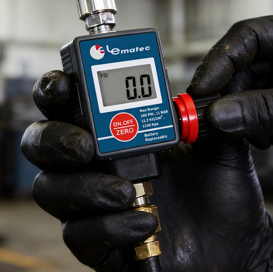 Digital Air Pressure Regulator with LCD Display - Professional 160 PSI Multi-Unit Control (DAR03B)