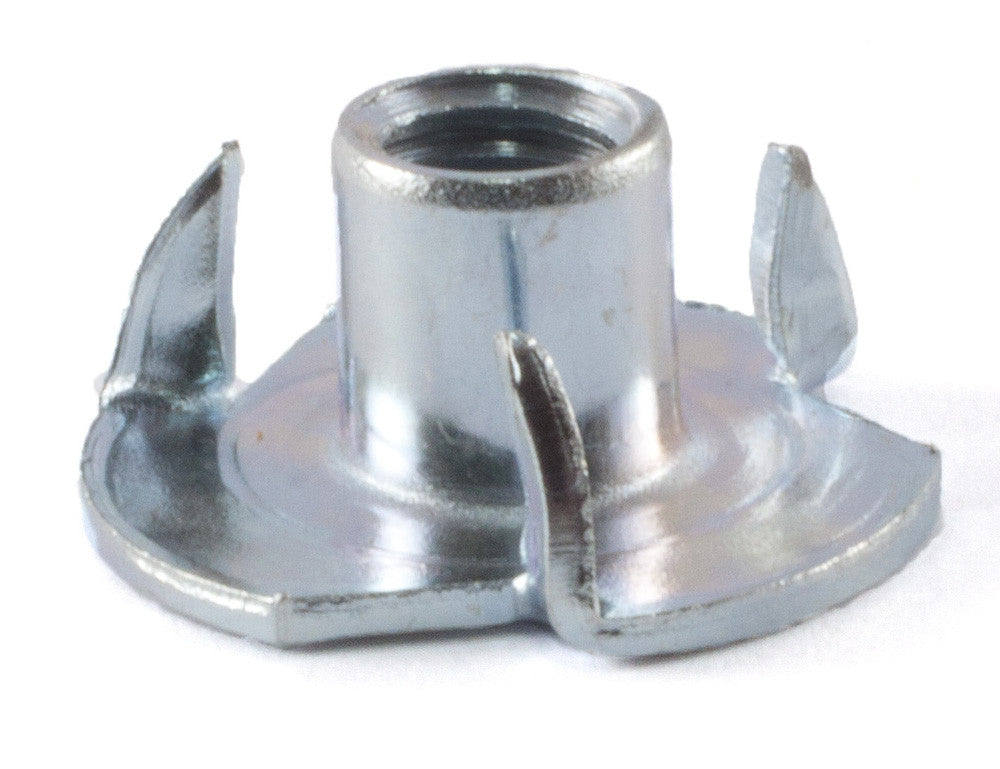 6-32 x 1/4 Tee Nut 3 Prong Zinc Plated
