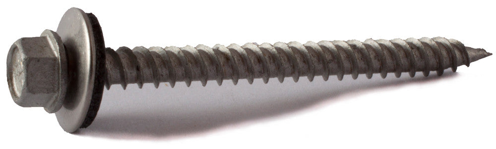 9 x 1 Hex Washer Head Pole Gripper Screw w/ Bonded Washer Strong-Shield™