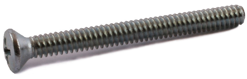 12-24 x 1 1/2 Phillips Oval Head Machine Screw Zinc