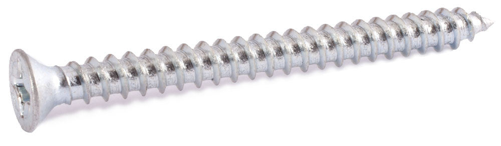 10 x 4 Phil Flat Sheet Metal Screw Zinc Plated