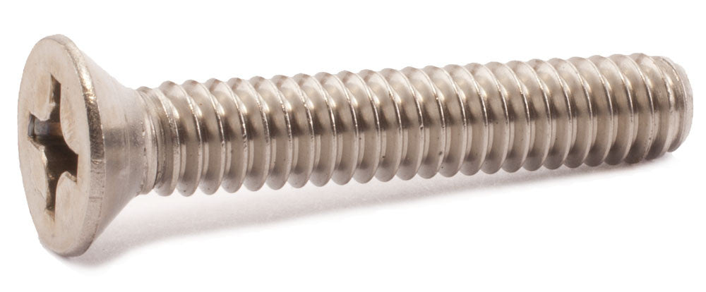 1/4-20 x 1 1/4 Phillips Flat Machine Screw 18-8 SS