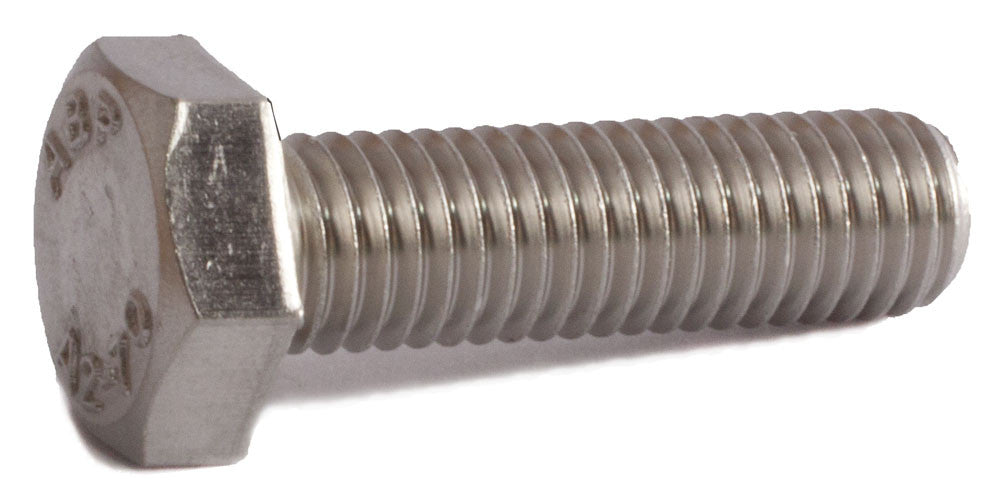 M5-0.80 x 16 Hex Cap Screw DIN 933 A2 (18-8) Stainless Steel