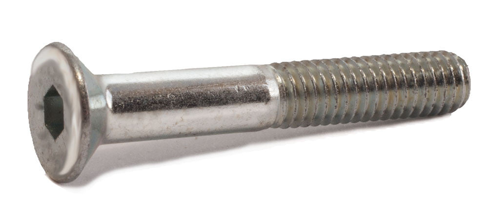 M4-0.70 x 30 Flat Socket Cap Screw 12.9 DIN 7991 Zinc Plated
