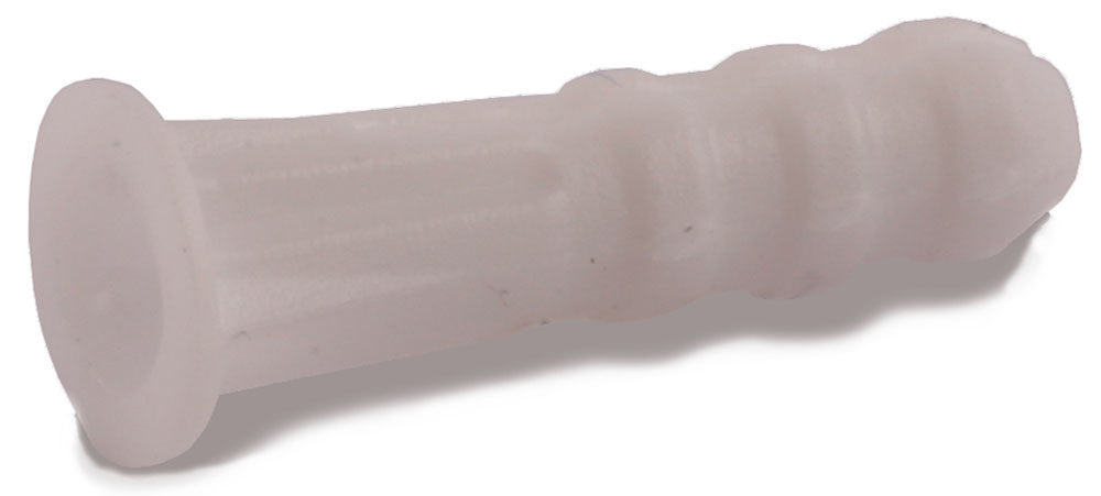14-16 x 1 1/4 Ribbed Plastic Anchor Nylon White