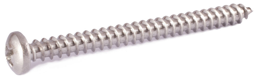 12 x 3/4 Phillips Pan Sheet Metal Screw 18-8 (A2) Stainless Steel