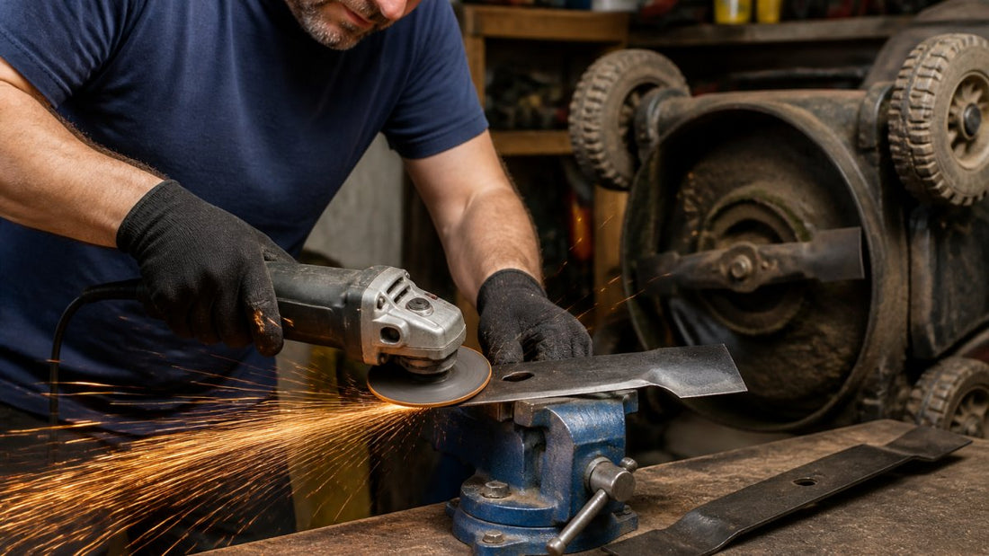 How to Sharpen Lawn Mower Blades at Home