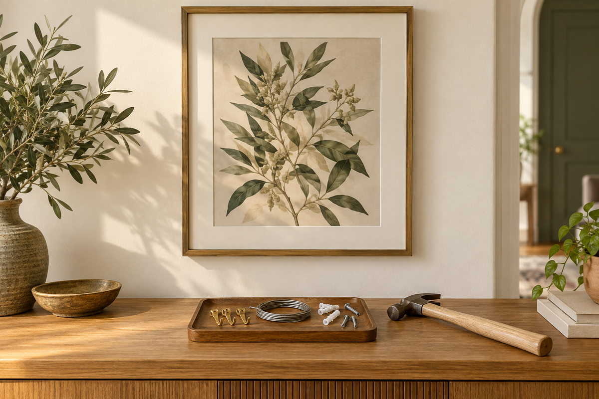 Wall Hanging & Hardware — coordinated warm natural DIY category image