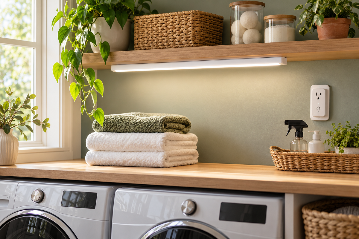 Laundry Room Lighting & Smart Accessories — distinct DIY category photograph