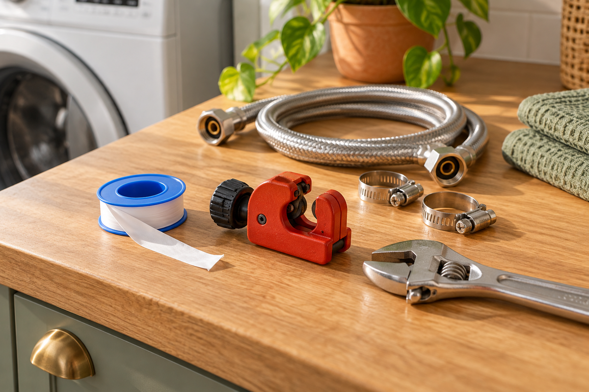 Laundry Room Repair & Installation Supplies — distinct DIY category photograph
