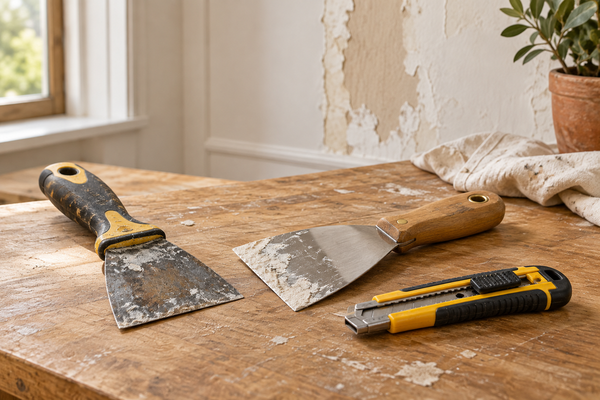 Painting Scrapers & Blades — coordinated warm natural DIY category image