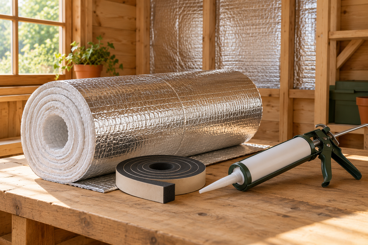 Shed Insulation & Sealants — distinct DIY category photograph