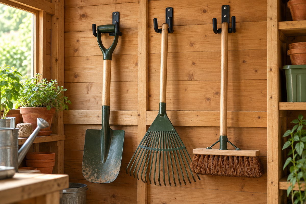 Shed Tool Racks & Hooks — distinct DIY category photograph