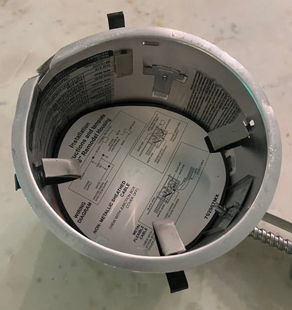 HALO H27 6 in. Aluminum Recessed Lighting Housing for Remodel Shallow Ceiling, Insulation Contact, Air-Tite