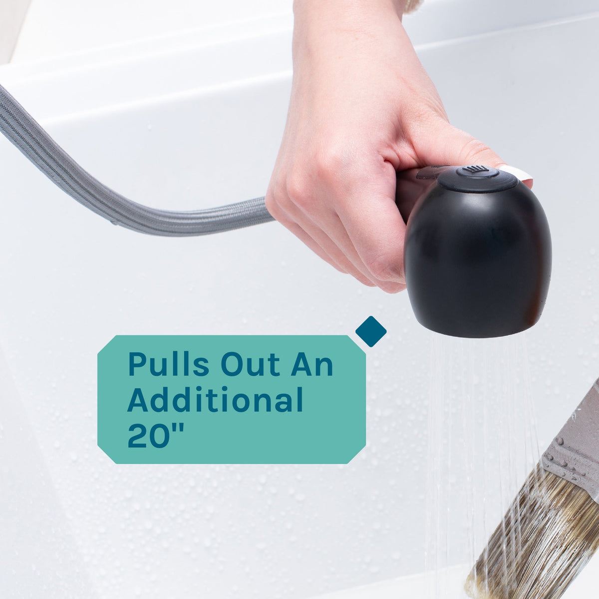 Tehila Black Finish Pull-Out Faucet