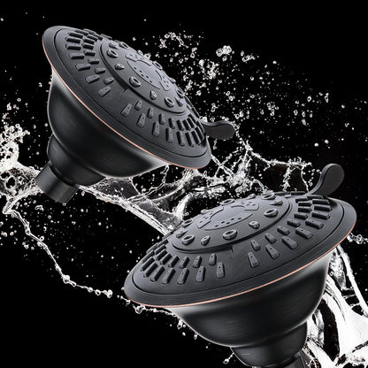 9-Spray Rain Shower Head-Angle Adjustable Fixed Shower Head