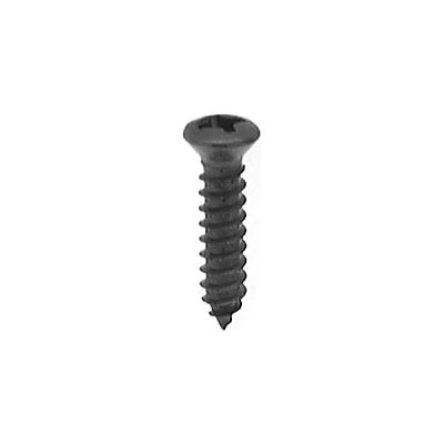 #8 x 3/4in #6 Head Phillips Oval Tapping Screw Black Oxide
