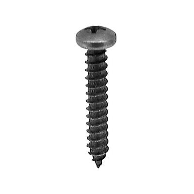 #8 x 1in Phillips Pan Tapping Screw Black Oxide