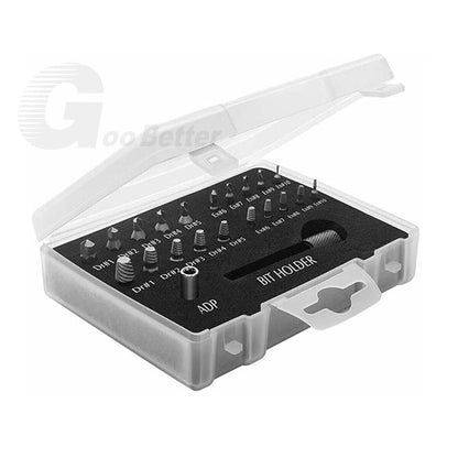 22Pcs Damaged Screw Extractor Speed Out Drill Bits Tool Set Broken Bolt Remover