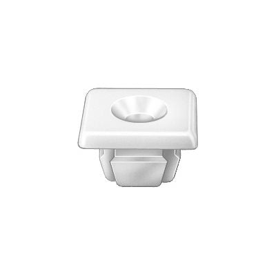 1/4in Square License Plate Nut Nylon