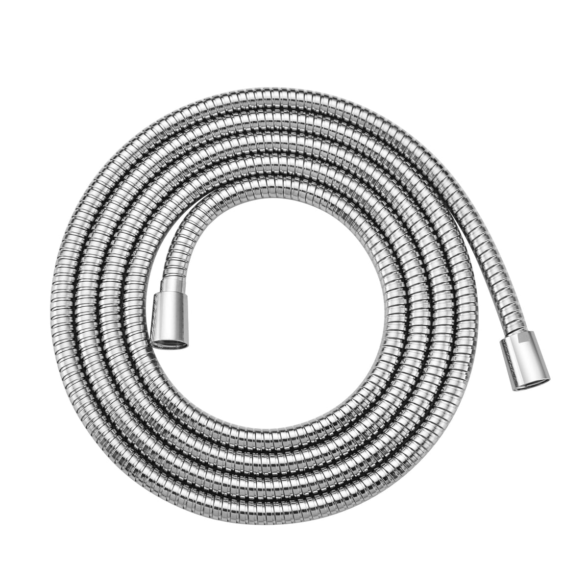 118-Inch Extra Long Stainless Steel Handheld Shower Hose with 360° Swivel