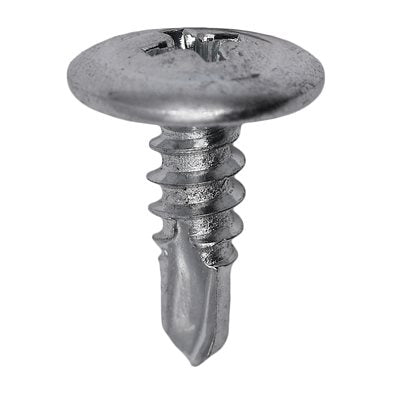 #8 x 1/2in Phillips Washer Head Tek Screw Zinc