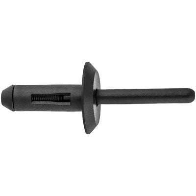 17/64D x 3/32-3/16in Grip Black Nylon Expansion Rivet