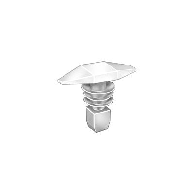 7 x 16 x 10mm Honda Weatherstrip Retainer White Nylon