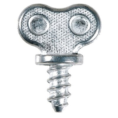 #14 x 1/2in Dealer License Plate Thumb Screw Die Cast Zinc