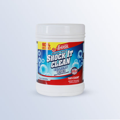 Shock It Clean Wipes | 160 Counts