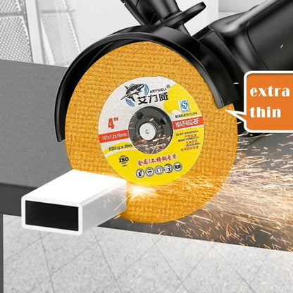 Cut-Off Wheels 4" & 5" Thin Metal 50-Pack — 0.8mm Cutting Discs for Angle Grinders
