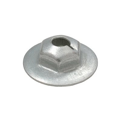 1/4-20in Hex Washer Lock Nut Zinc