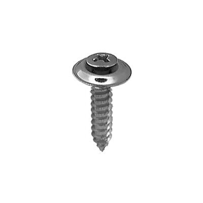 #8 x 3/4in #6 Head Phillips Oval Sems Tapping Screw Chrome